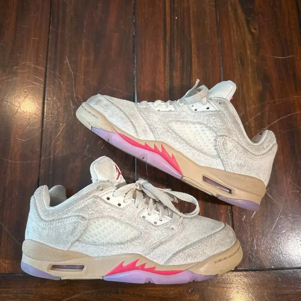 Air Jordan 5 Retro Low GS 'Peanut Butter & Jelly' Sneakers